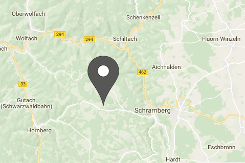 Karte für Anreise zum Hotel Käppelehof im Schwarzwald